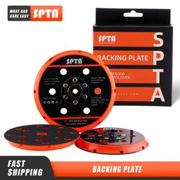 SPTA 5 6 Sandingkussen Backing Plaat voor DA Polisher 125mm 150 mm zelfklevende achterplaat met warmteemissiegaten 240321