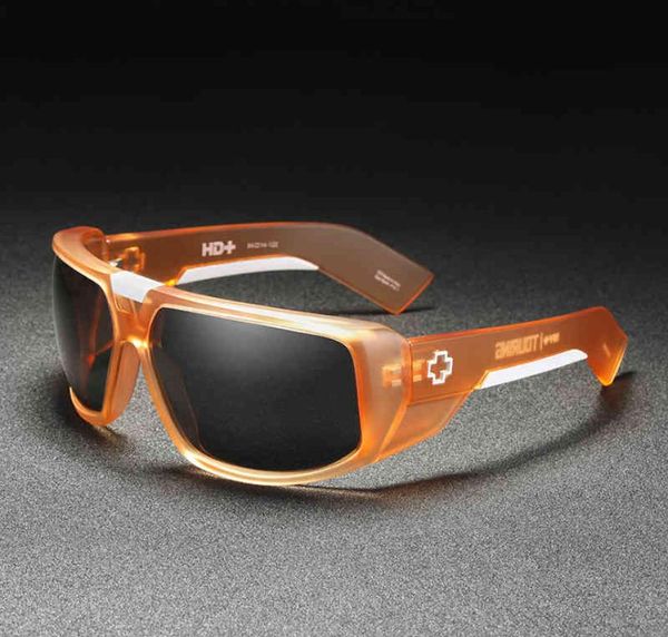 SPY Touring lunettes de soleil polarisées surdimensionnées hommes 11mm lentille Polaroid lunettes de soleil de sport UV400 lunettes 5 charnières de baril boîte d'origine 1967517