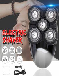 SPZ 4D Men Electric Shaver Razors Razors Bald Head Rasage Barbe Coiffure Nez Coiffure USB Voyage à domicile Portable 6228383