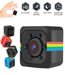 SQ11 Small Camera Cam Vision Vision CamCrorder Motion DVR HD 1080p Mini Cameras Prise en charge de la carte TF Micro Sport DV Video5752713