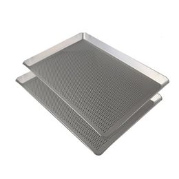 Vierkant Aluminium Anti-aanbak Taart Koekjes Geperforeerde Dienblad Met Gaten Oven Hittebestendigheid Bakpan Keuken Bakvormen 240318