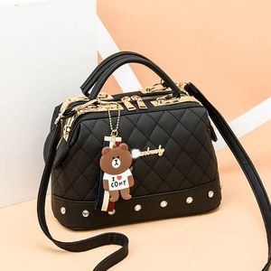 Vierkante tas Handtas Koreaanse Mode Dames Kleine Mini Tote Tassen Dames Leren Handtas Crossbody Tassen