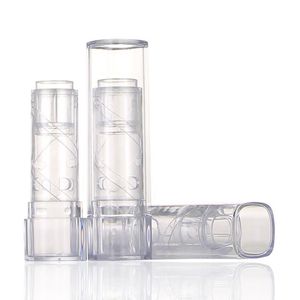 Vierkante Clear Lege Lippenstift Buis Elegante Creatieve Plastic Lippenbalsem Fles DIY 121mm Lip Rouge Container Beauty Tool Wcggb