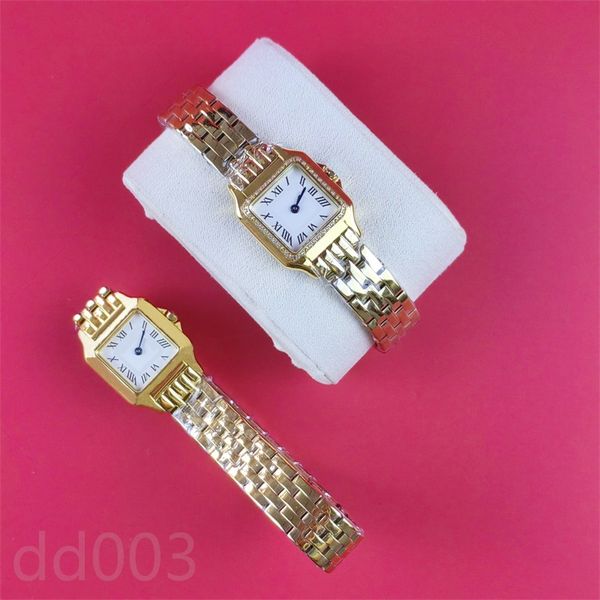 Montre de créateur carrée femmes montre de mode à quartz en acier inoxydable plaqué or rose argent glace sur reloj saphir luxe montre pour hommes à la mode populaire sb002