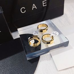 Vierkante diamantringen Designer bandringen vrouwen ringen sieradenringen leveren verzilverd roestvrij staal nieuw patroon ring mode veelzijdige schelpdieren