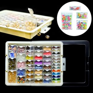 Conteneurs de forage carrés pour peinture au diamant, accessoires d'outils de mosaïque, bijoux à carreaux, broderie de diamant, boîte de rangement transparente Z112235q