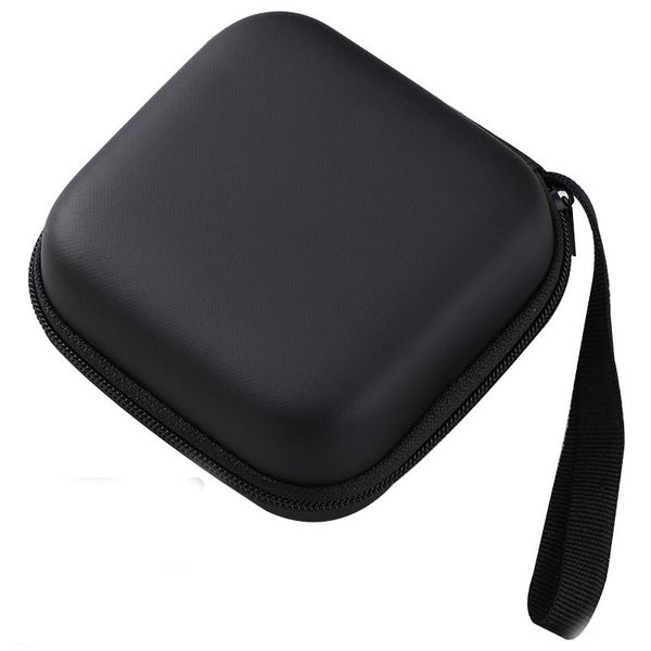 Carré d'écouteurs mini-glissières Boîtes de rangement sac de transport avec couverture de boîtier de l'oreillette en corde pour porte-monnaie USB Key