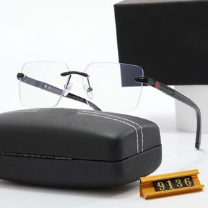 Gafas cuadradas con montura de diseñador, gafas de lectura para mujer, gafas de sol para hombre, estilo literario y artístico, lentes graduadas personalizables, montura sin montura