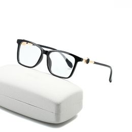 Nouvelle mode hommes et femmes lunettes cadre marque concepteur carré ordinateur lunettes qualité unisexe planche Prescription lunettes