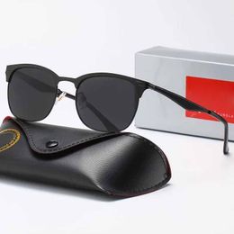 Lunettes de soleil classiques de haute qualité pour femmes concepteurs lunettes de soleil verêts de soleil métallique rétro polarisée 3538 Eyewear avec boîte