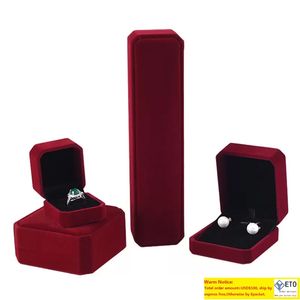 Boîte à bijoux carrée ensemble bijoux de mariage boucle d'oreille bague collier porte-bracelet étuis de rangement boîte d'emballage cadeau