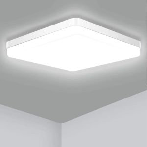 Luz de techo LED cuadrada Luz de dormitorio Blanco neutro Blanco frío Blanco cálido 48W 36W 24W 18W