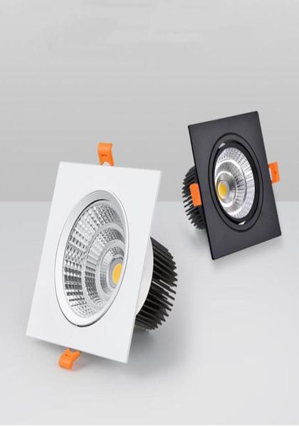 LED SPAD Downlight Dimmable Spotlights COB Éclairage encastré 7W9W12W15W lampe de plafond AC85265V3492135