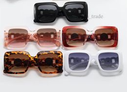 Lunettes de soleil carrées surdimensionnées femmes grand cadre coloré lunettes de soleil femme miroir Oculos unisexe dégradé Hip Hop nuances