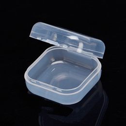 Vierkante verpakkingsdoos Sieraden Opbergdozen Transparante Display Box Clear Multi Purpose Case Plastic