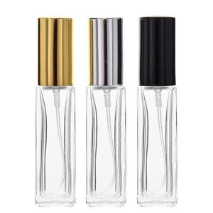 Botella de vidrio de perfume cuadrada transparente 4 ml de 8 ml botellas de pulverización para muestra cosmética líquido 500 piezas lote envío gratis wnurq