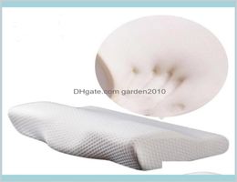 Supports de literie d'oreiller carré 50x30 cm latex orthopédique Couleur blanc couloir lent rebond ralenti mousse cervical9770040
