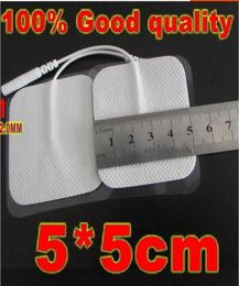 Square reutilizable Self Gel Tens Unit Electrodos de 55 cm Almohadillas de electrodo Increíble adhesión para tensems masaje trumedic85552025
