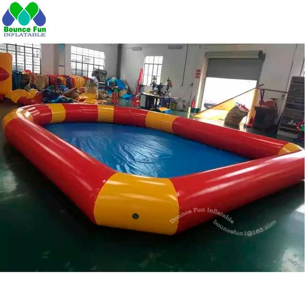 PVC carré PVC Piscine gonflable durable Piscines d'eau gonflables géantes pour les enfants ou les adultes Activités de plein air