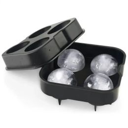 Square Skull Ice Moule Silicone Ice Cube Tray Ice Ball Maker pour Whisky Summer Drink Party Bar Accessoires