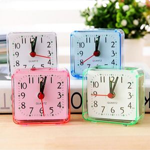 Temporizadores compactos para cama pequeña cuadrada, reloj de cuarzo con pitido, lámpara de noche de conejo a la moda, baterías verdes, alarma, cocina multifunción