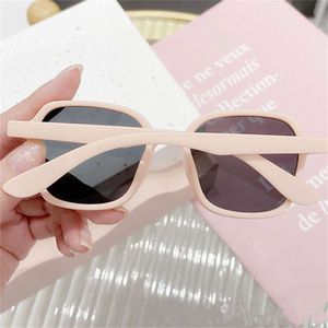 Vierkante zonnebril kinderen vintage zonnebril vrouwelijk modemerk spiegel bril met gekleurde lenzen ontwerper gafas de sol