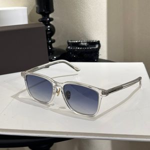 Vierkante zonnebrillen kristallen frame/blauwe gradiënt mannen designer zonnebrillen glazen tinten sunnies lunettes de soleil uv400 brillen