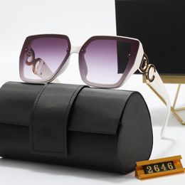 vierkante zonnebrillen designer zonnebrillen dames heren zonnebrillen Brillen met groot montuur Metalen letters logo-ontwerp Merkbrillen factory outlet
