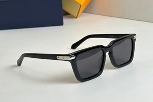 Lunettes de soleil carrées or noir/gris foncé lentille hommes lunettes de soleil de créateur nuances lunettes de soleil Gafas de sol UV400 lunettes avec boîte
