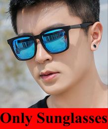 Vierkante zonnebril heren pc-frame nieuwe mode straat zomer strandstijlen 20 stuks snel schip fabrieksprijs