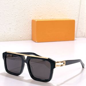 Lunettes de soleil carrées hommes lunettes de soleil femmes été Z1801ES style ombre protection UV400 restauration stuc plein cadre boîte aléatoire