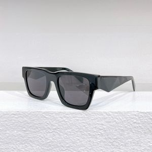 Vierkante Zonnebril Glanzend Zwart/Donkergrijs Lens Heren Zomer Sunnies gafas de sol Sonnenbrille UV400 Eye Wear met Doos