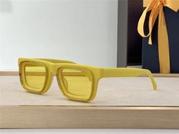 Lunettes de soleil carrées Loyaux jaunes / jaunes hommes femmes nuances d'été lunettes lunettes de soleil uv400 lunettes