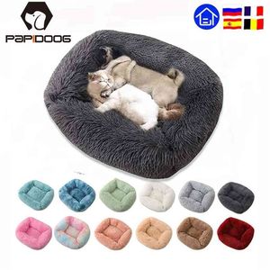 Square Super Soft Dog Bed Warm Plush Cat Mat Dog Beds For Large Dogs Puppy Bed House Nest Cushion Pet Product Accessories 210915