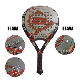 Raquetas de squash Raquetas de pádel de playa Faw Raquetas de pádel Tenis Múltiples colores Fibra de carbono Cara de EVA suave 35-38 mm de espesor Sin bolsa de paquete 230831