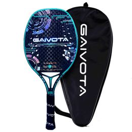 Squash Racquets Gaivota Beach Tennis Racquet 3K12K Rough SurfaceBackpac D2