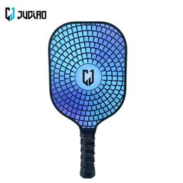 Raquettes de squash Juciao Blue Pickleball Paddle Vente de haute qualité Texture Carbone Surface rugueuse Usapa Approuvé Produits de sport en graphite 230823