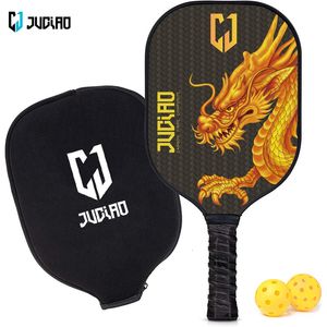 Squashrackets Pickleball Paddle 16MM USAPA-compatibel Professioneel Geschikt om te oefenen Premium Carbon Fiber Comfort Grip Pickleball Paddle 230801