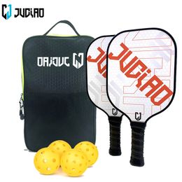 Squash Racquets Pickleball Paddles Set comprend 4 balles Pickleball Racquet Sports Equipment Women Men Racket 230811