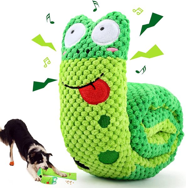 Squeak Dog Toys Stress Release Game Dog Puzzle Toy IQ Training Dog Snuffle Toys Convient aux petits, moyens et grands chiens