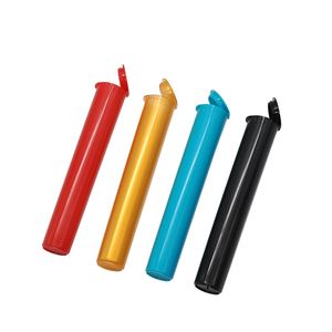 Squeeze Pop Top Fles Doob Cones Tube Sigaret Opbergkoffer Luchtdicht Verpakking Fial Tube Waterdichte Pillendoos voor Rolling Papers