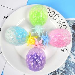 Squeeze Stress Relief Toy Squishy Pineapple Vent Ball Decompression Speelgoed Fidget Grappige TRP Squiswise Stressbal Autisme Angst Stress Relief Finger Toys G89GH9Y