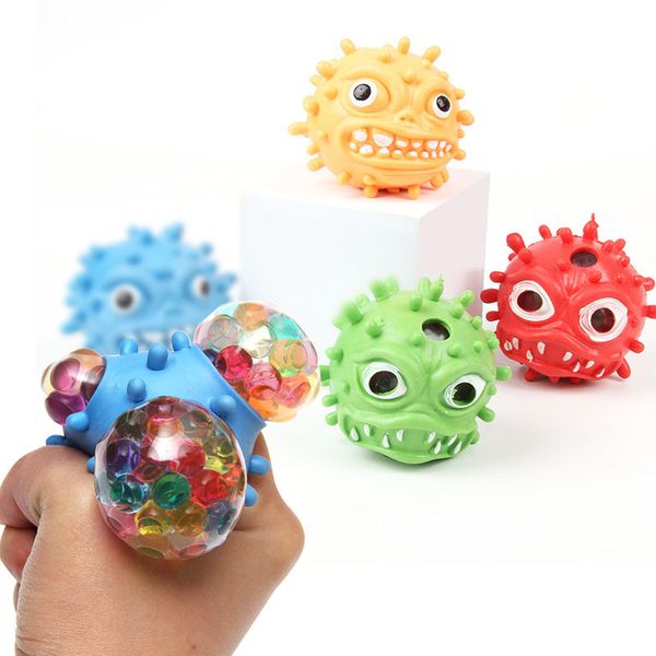 Squeeze Toys Sensory Fidget Toys TPR Nouveauté Release Ball Bubble Bead Boules De Décompression Manuel Anti-Stress Pétrissage Par Enfants Et Adultes Jouet Pour Enfants