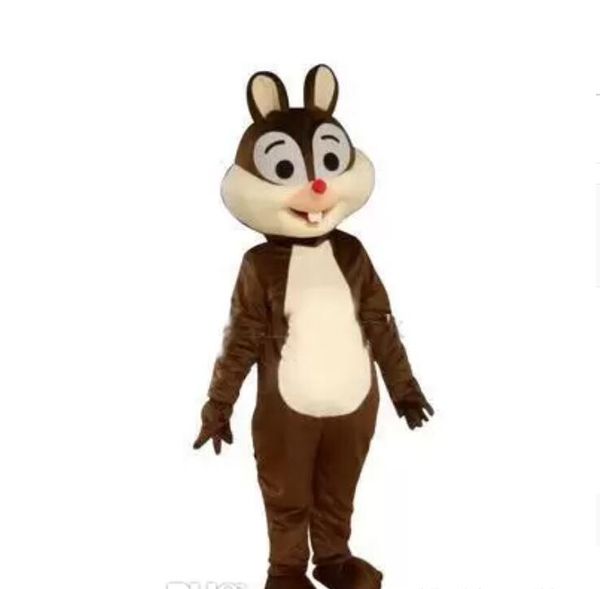 Écureuil mascotte costume écureuil mascotter dessin animé déguisement déguisement Halloween déguisement adulte Sz taille haute qualité