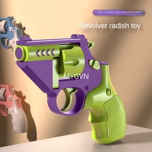 Pistolet jouet Revolver à gicler, Mini pistolet jouet, sans tir, modèle scientifique et éducatif, cadeau d'anniversaire, cadeau de décompression
