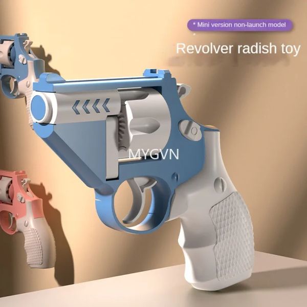 Squirt Revolver Toy Gun Mini pistolet jouet pistolet sans tir modèle scientifique et éducatif cadeau d'anniversaire cadeau de décompression cadeau pour enfants adultes