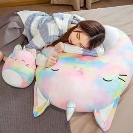 SQUISH DollSpillow Party Voordelen Gummy kleurrijke Doll Unicorn Cat Pig Bee Twenty Styles Pillow Plush Toy Gift