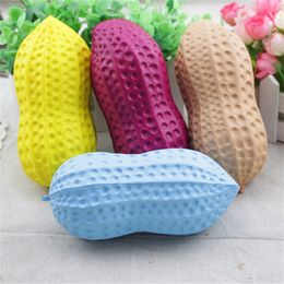 Squishy 14cm Fashion Slime Toys Peanut Squishy Slow Rise Squeeze-riemen Ball Chains Decompression Stress Ball Interessant Speelgoed