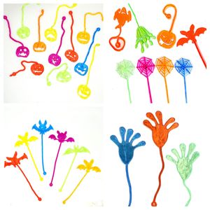 Bola blanda Sticky Funny Funny Toys Allane 100pcs Mini Sticky Toquy Target Hands Animales Chistes Niños Niños Suministros de cumpleaños Fiesta de Navidad Año Nuevo Regalos de Navidad