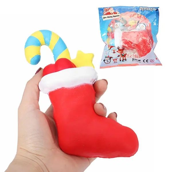 Squishy Noël Chaussette Sale Jouet Soft Jouet Jouet Décor Cadeau